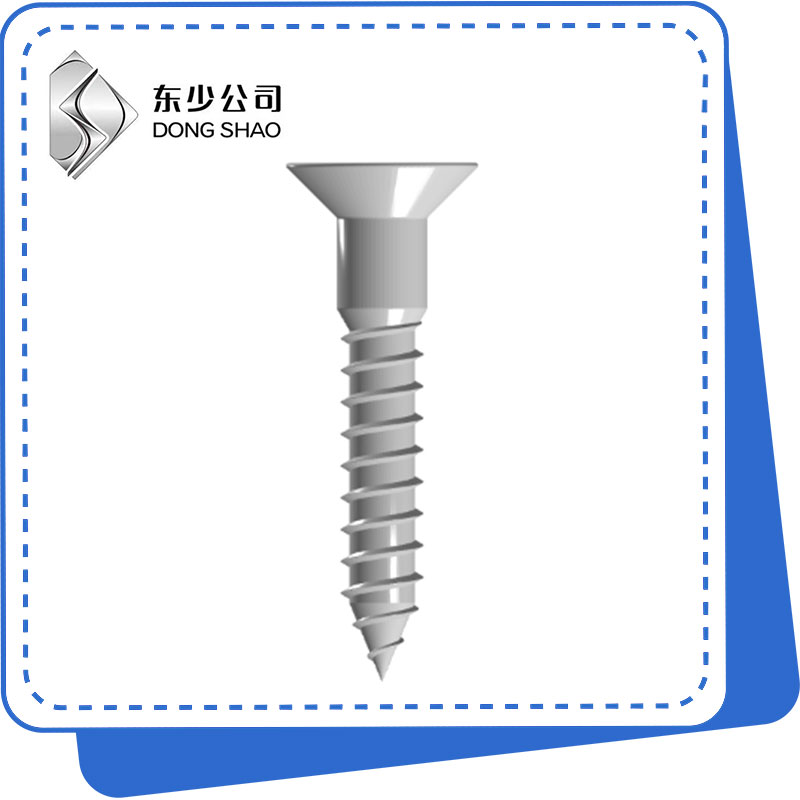 Cross Recessed Countersunk Kepala Kayu Screws