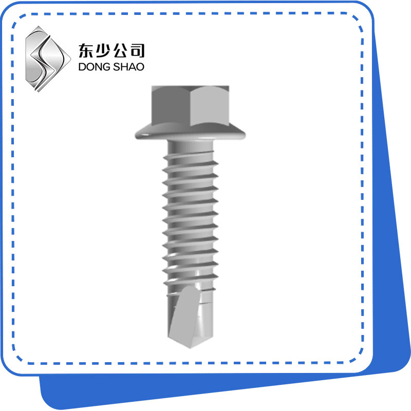 Hex Flange Kepala Ngetok Screw Thread