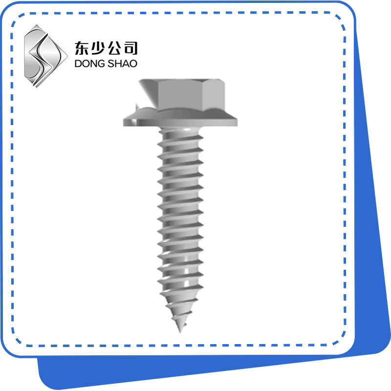 Sagi genep Flange Kepala Ngetok Screws