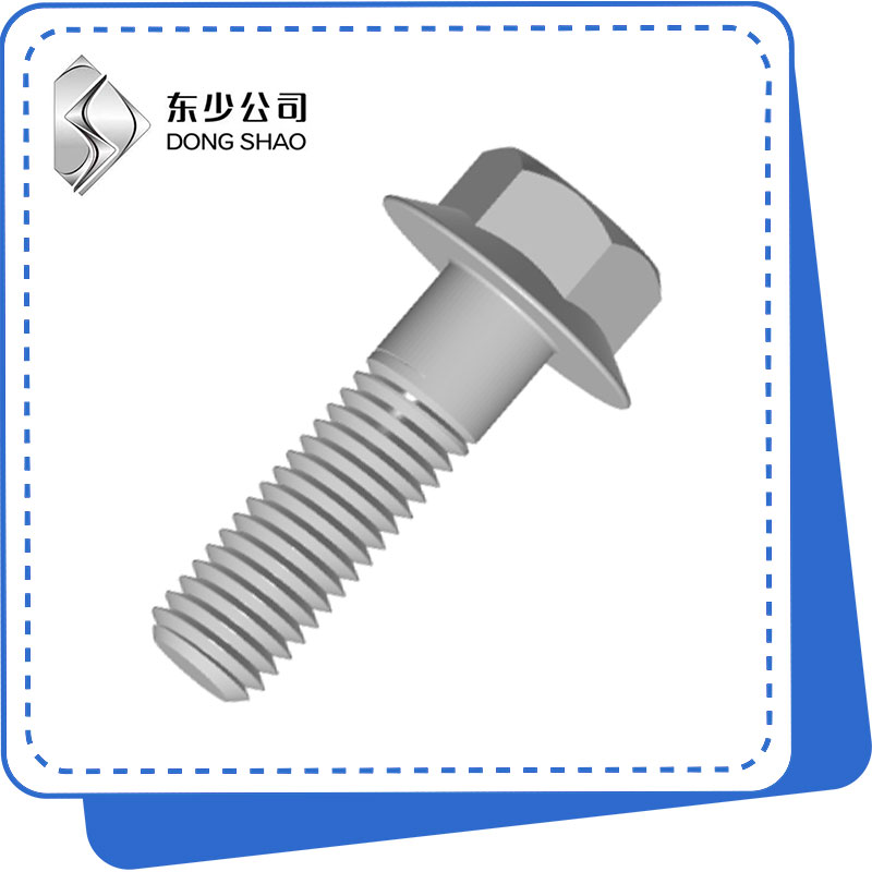 Sagi genep Kepala Bolts kalawan Flange