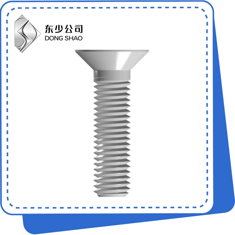 Hexagon stop kontak Datar Countersunk Kepala Cap Screws