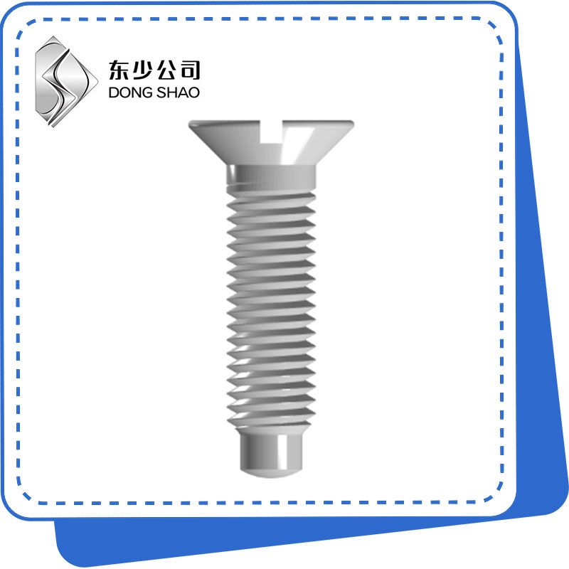 Screws Kepala Countersunk Slotted kalawan Full Dog Point